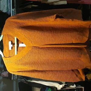 Women Loft V neck sweater tunic new with tags XL